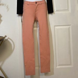 Bebe peach jegging pants Small